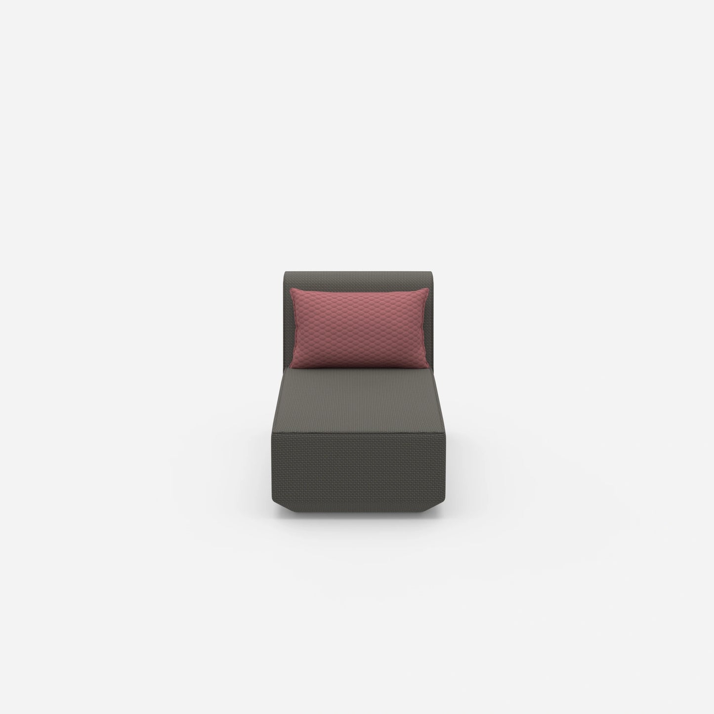 Recamiere for small rooms from the front