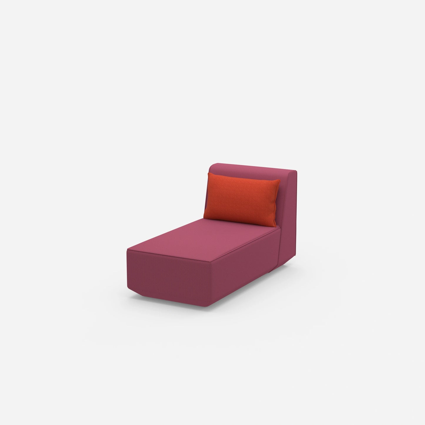 Recamiere for small rooms from the side