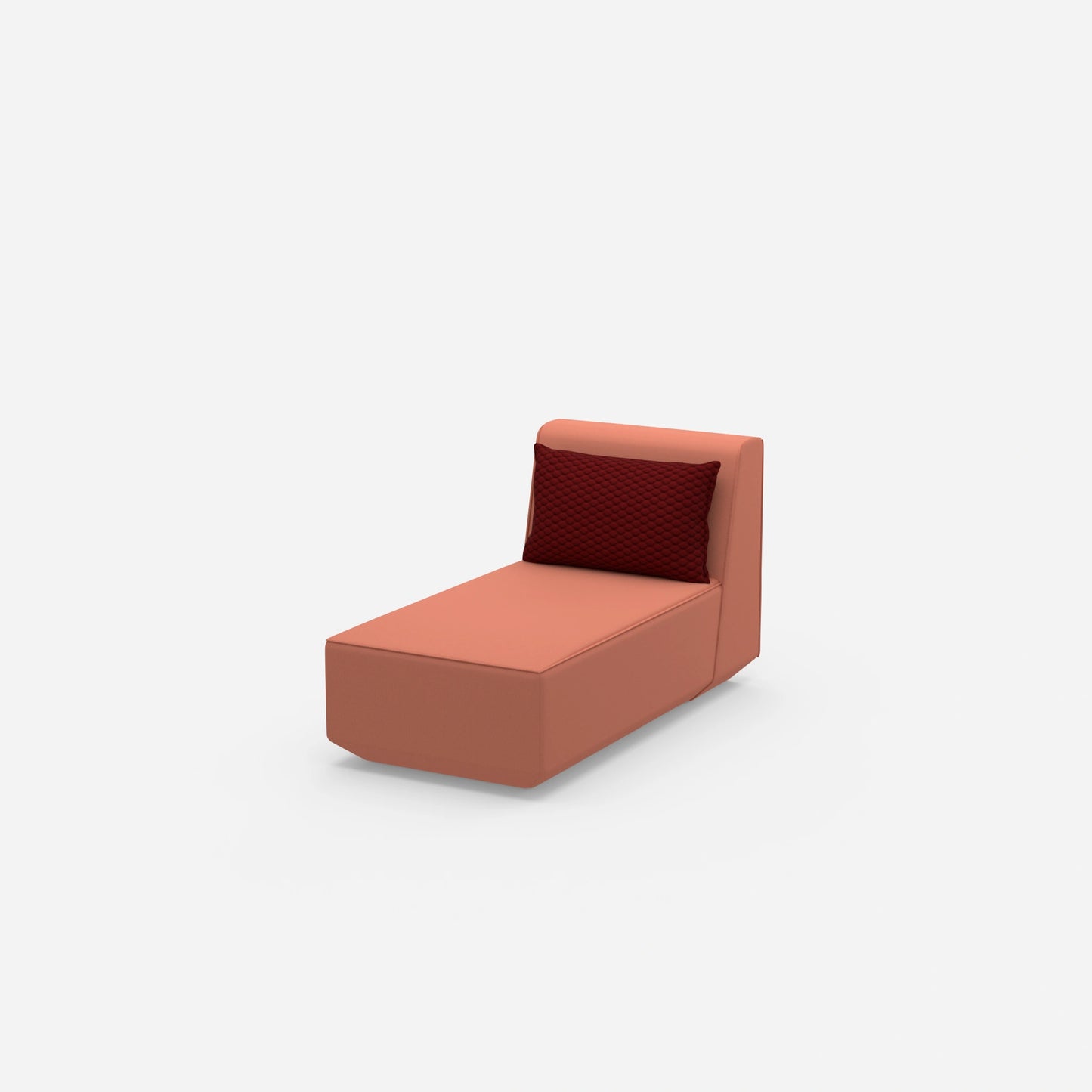 Recamiere for small rooms from the side