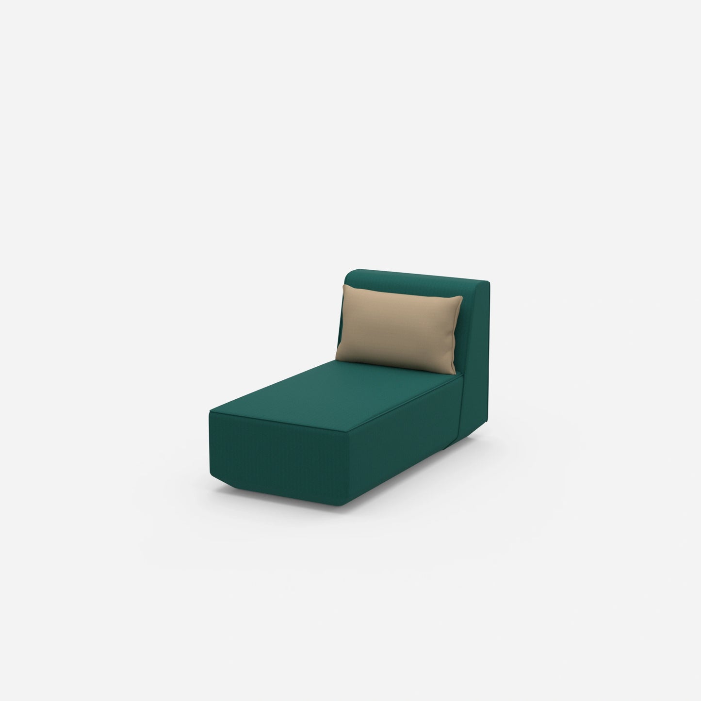 Recamiere for small rooms from the side