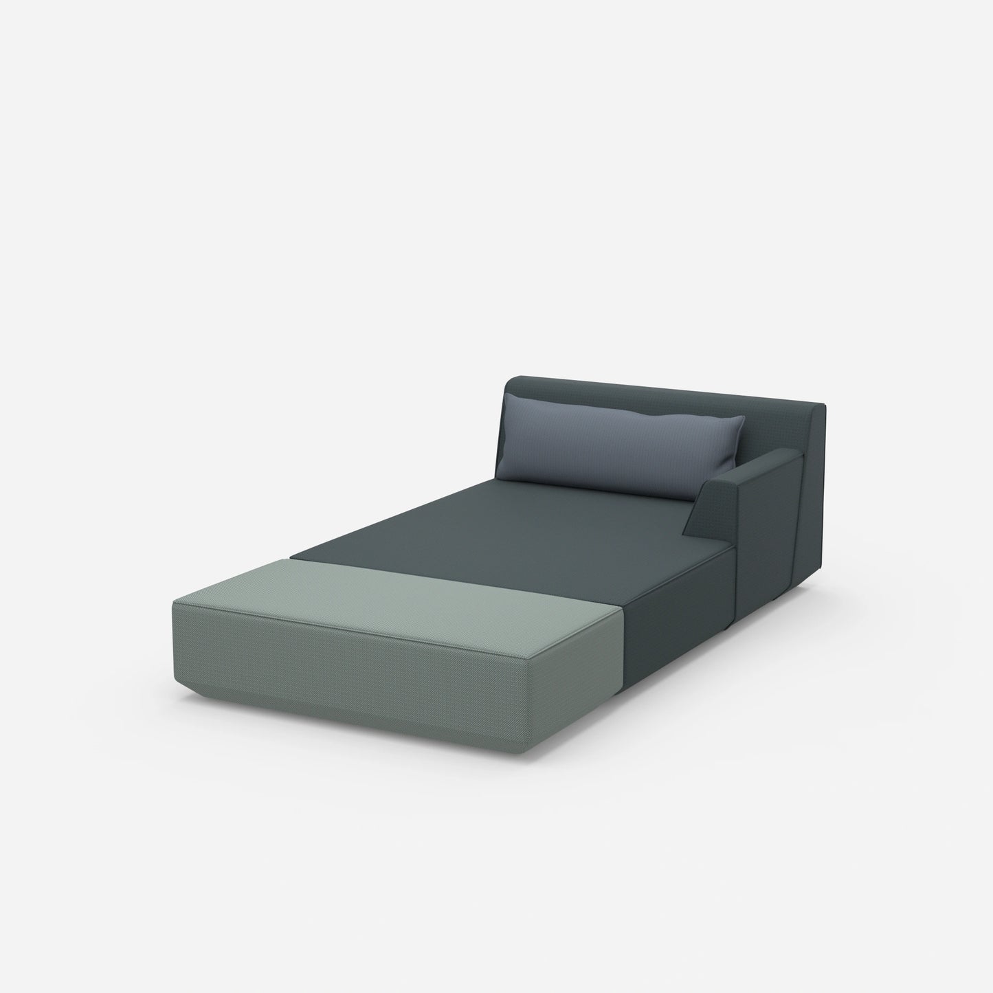 Recamiere for sleeping from the side