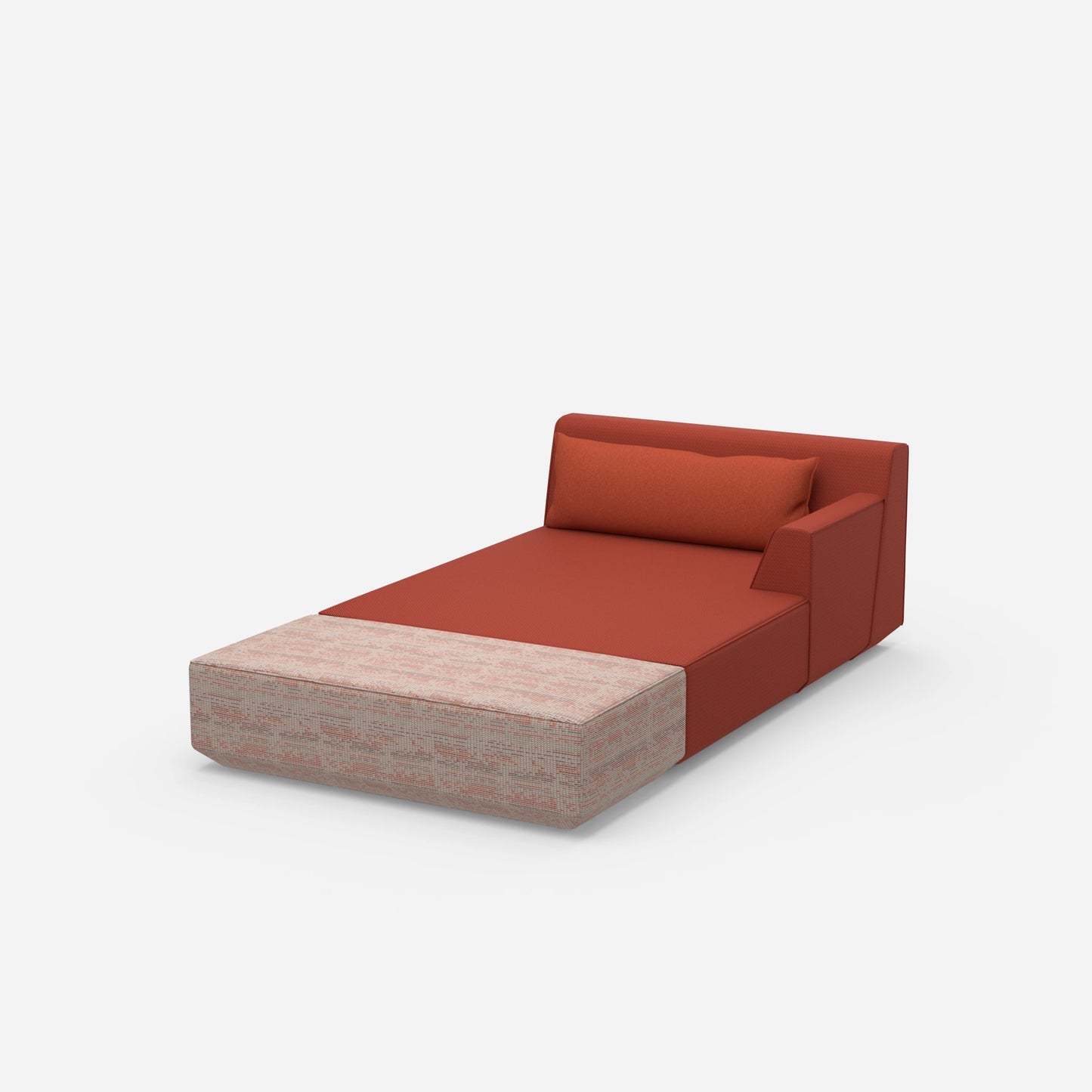 Recamiere for sleeping from the side