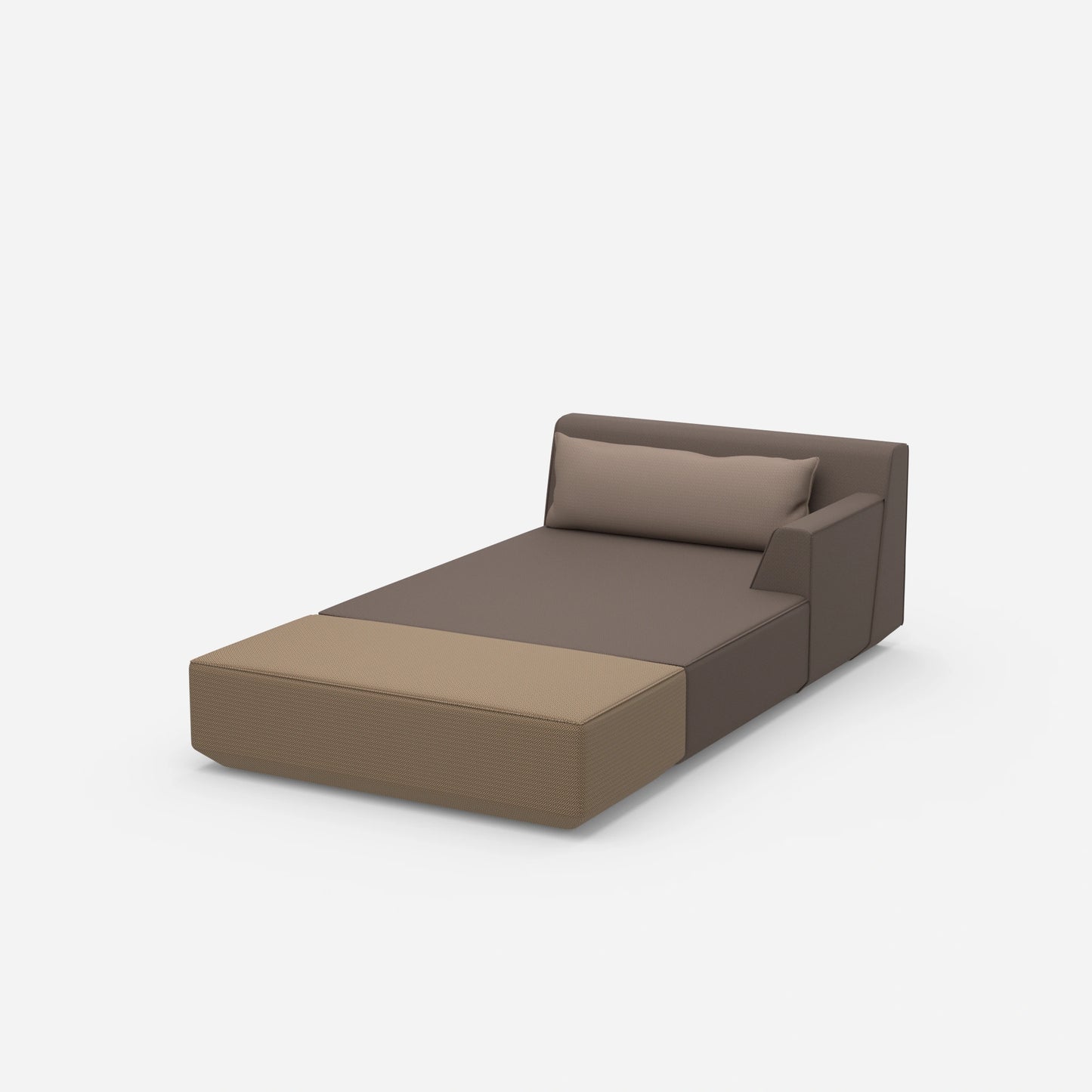 Recamiere for sleeping from the side