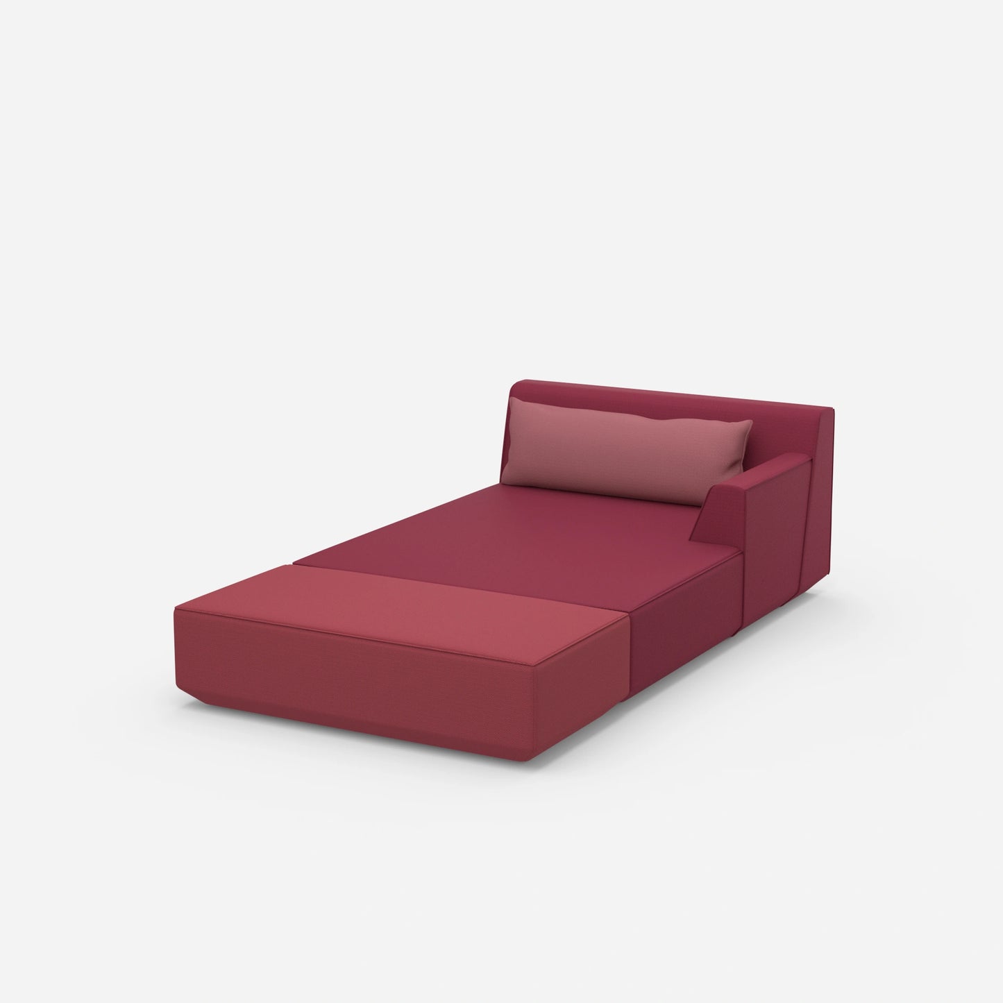 Recamiere for sleeping from the side