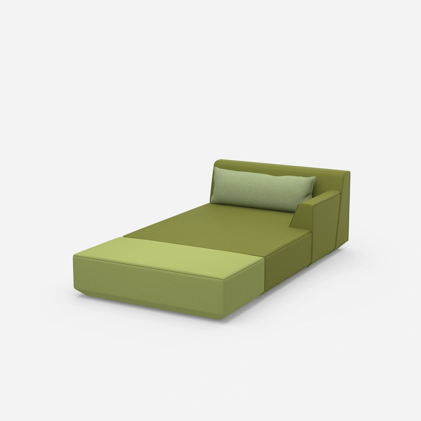 Recamiere for sleeping from the side