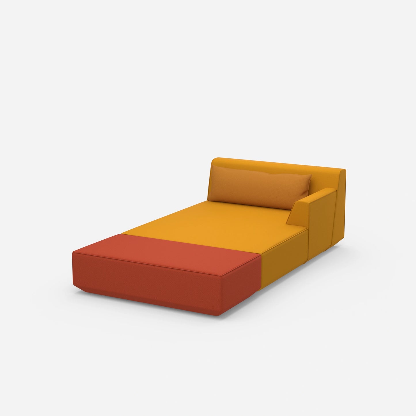 Recamiere for sleeping from the side