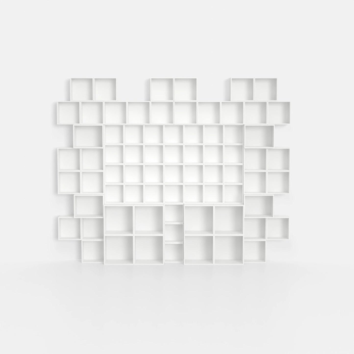 RK020 shelving system from the front