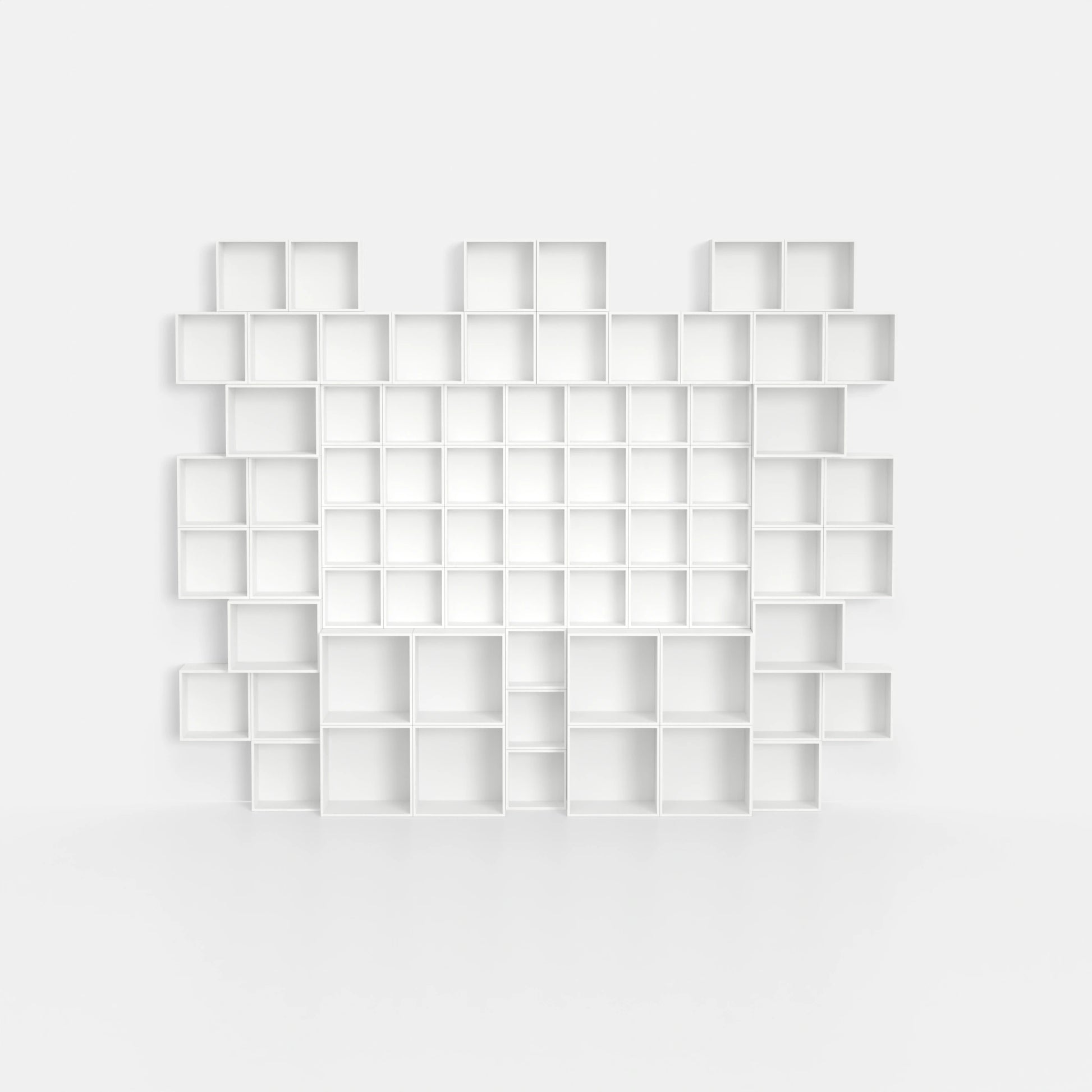 RK020 shelving system from the front