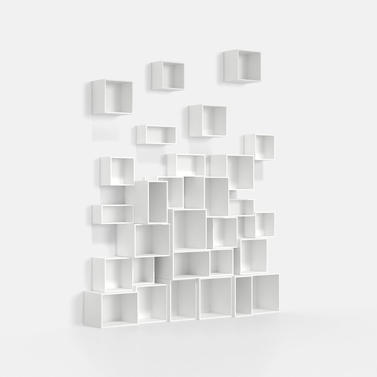 Shelving system RK026 from the right-hand side