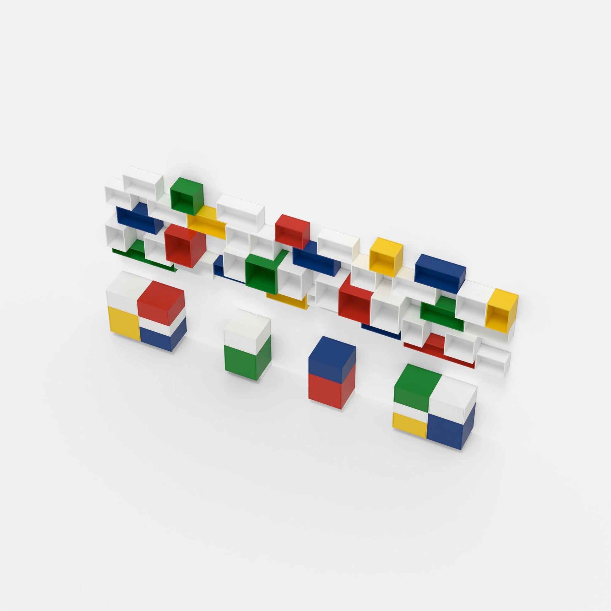 RK1046 shelving system from above