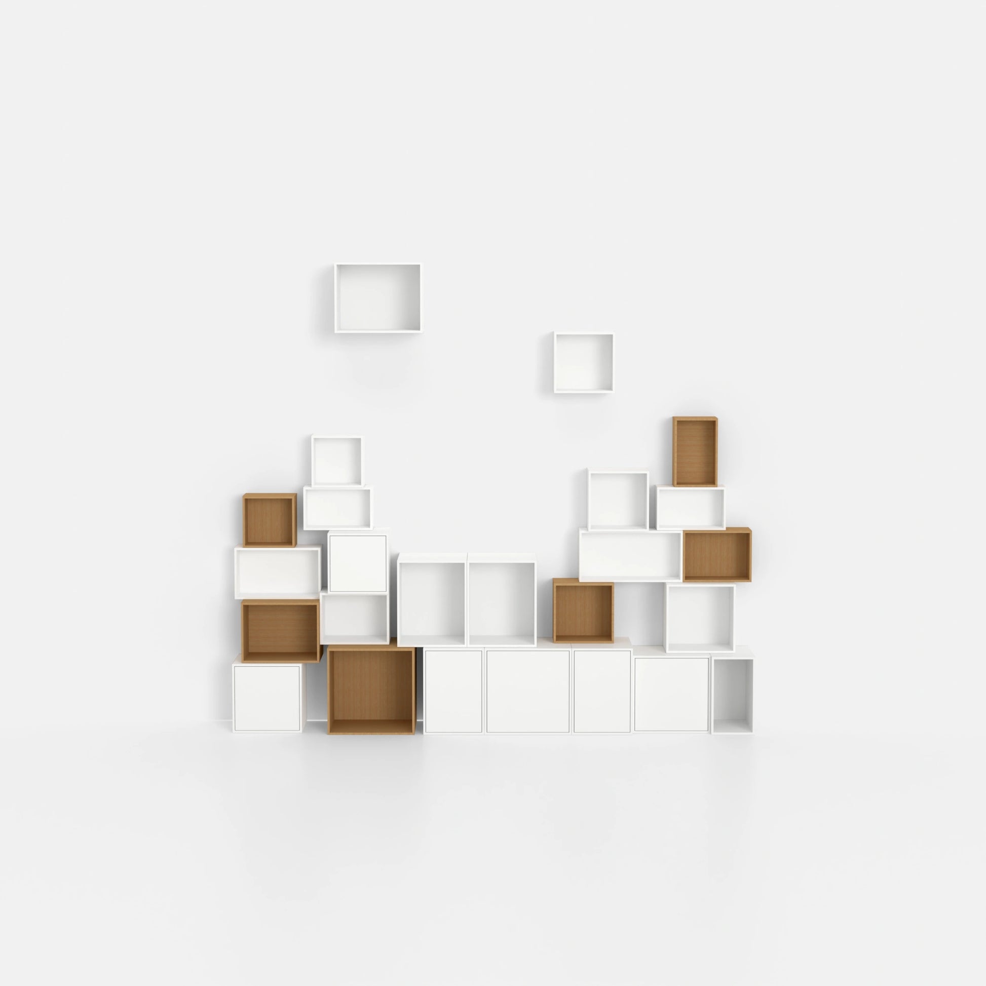 RK1137 shelving system from the front