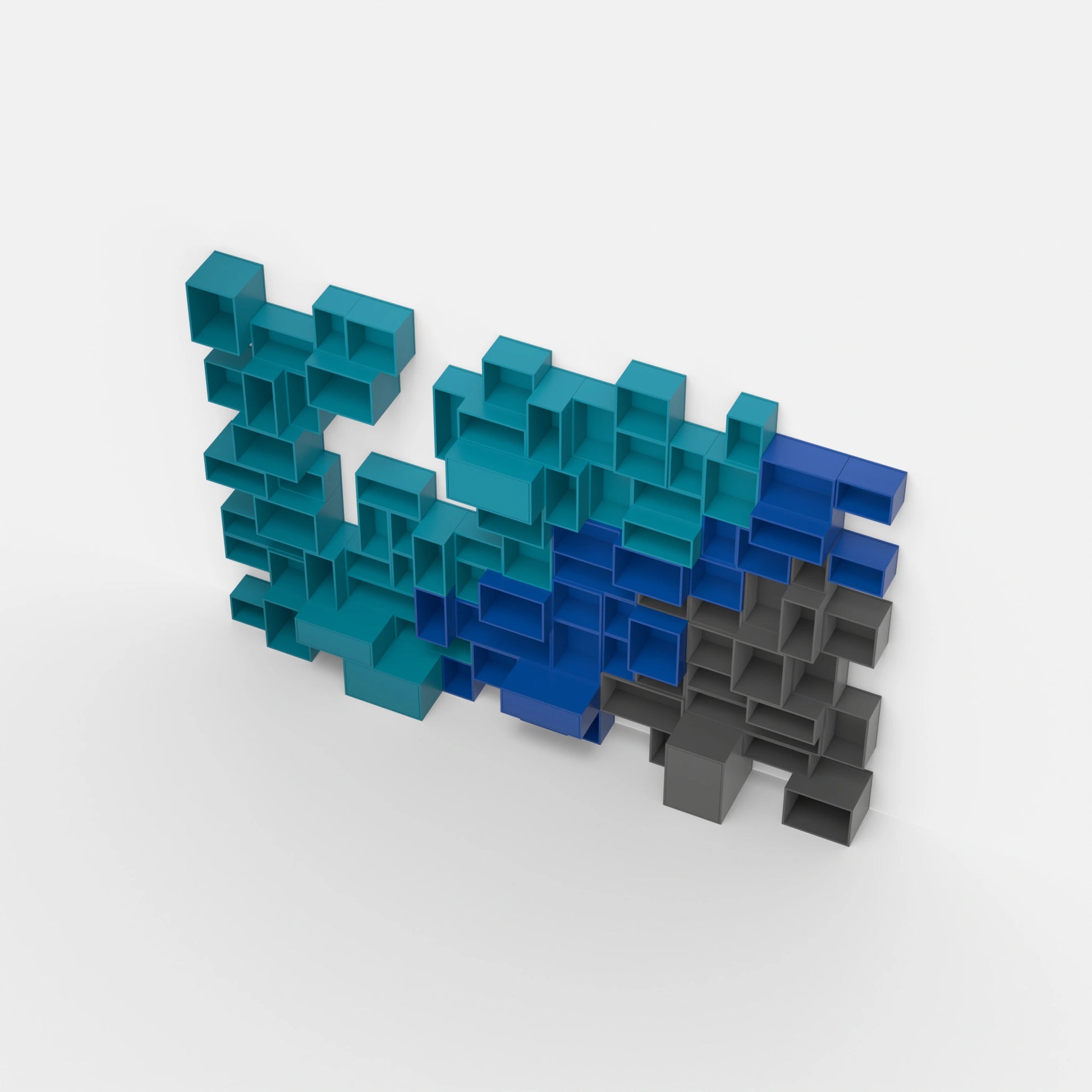 RK126 shelving system from above