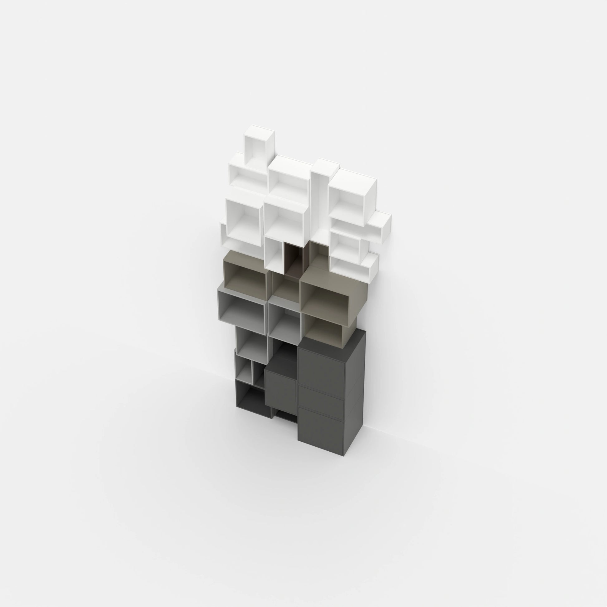 RK182 shelving system from above