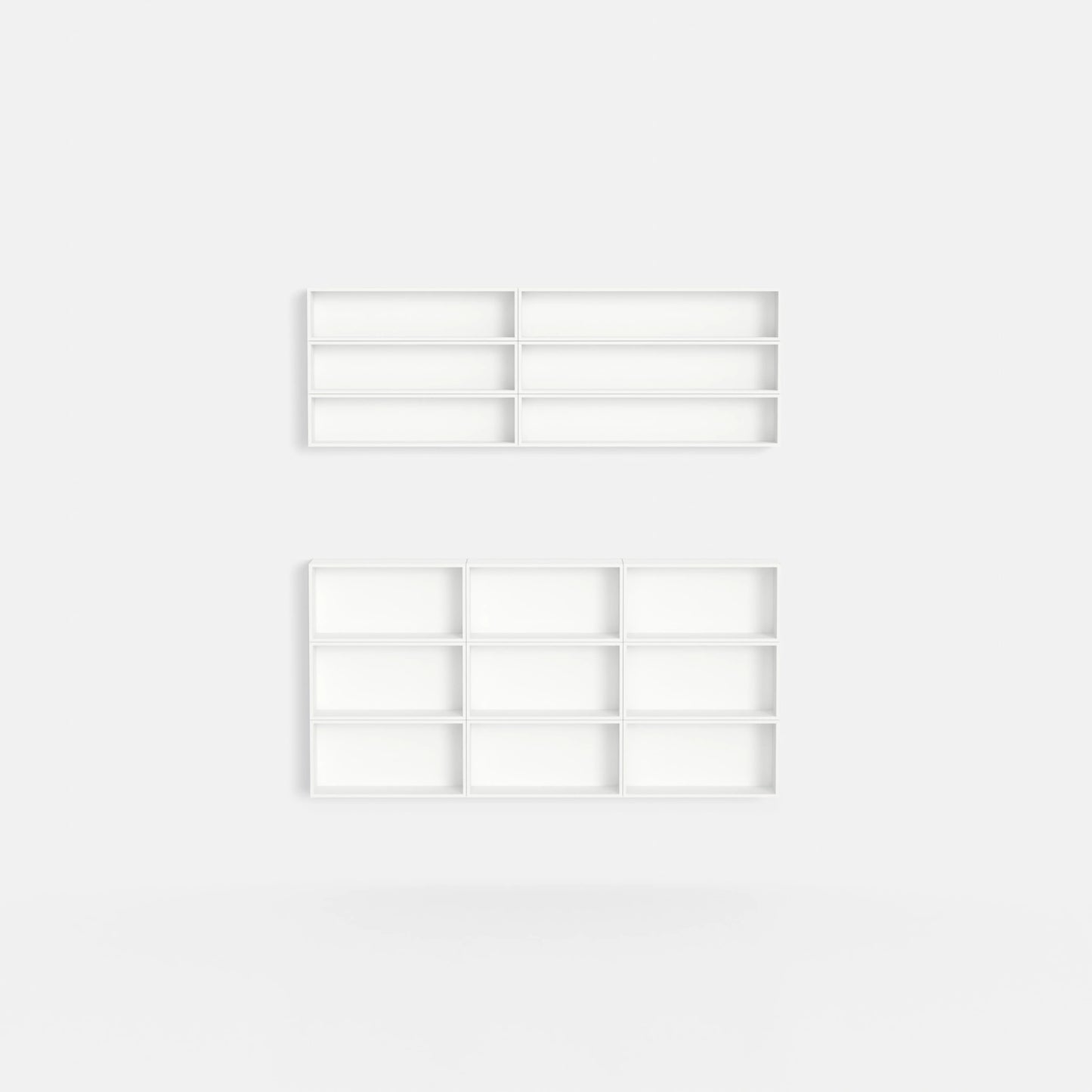 RK247 shelving system from the front