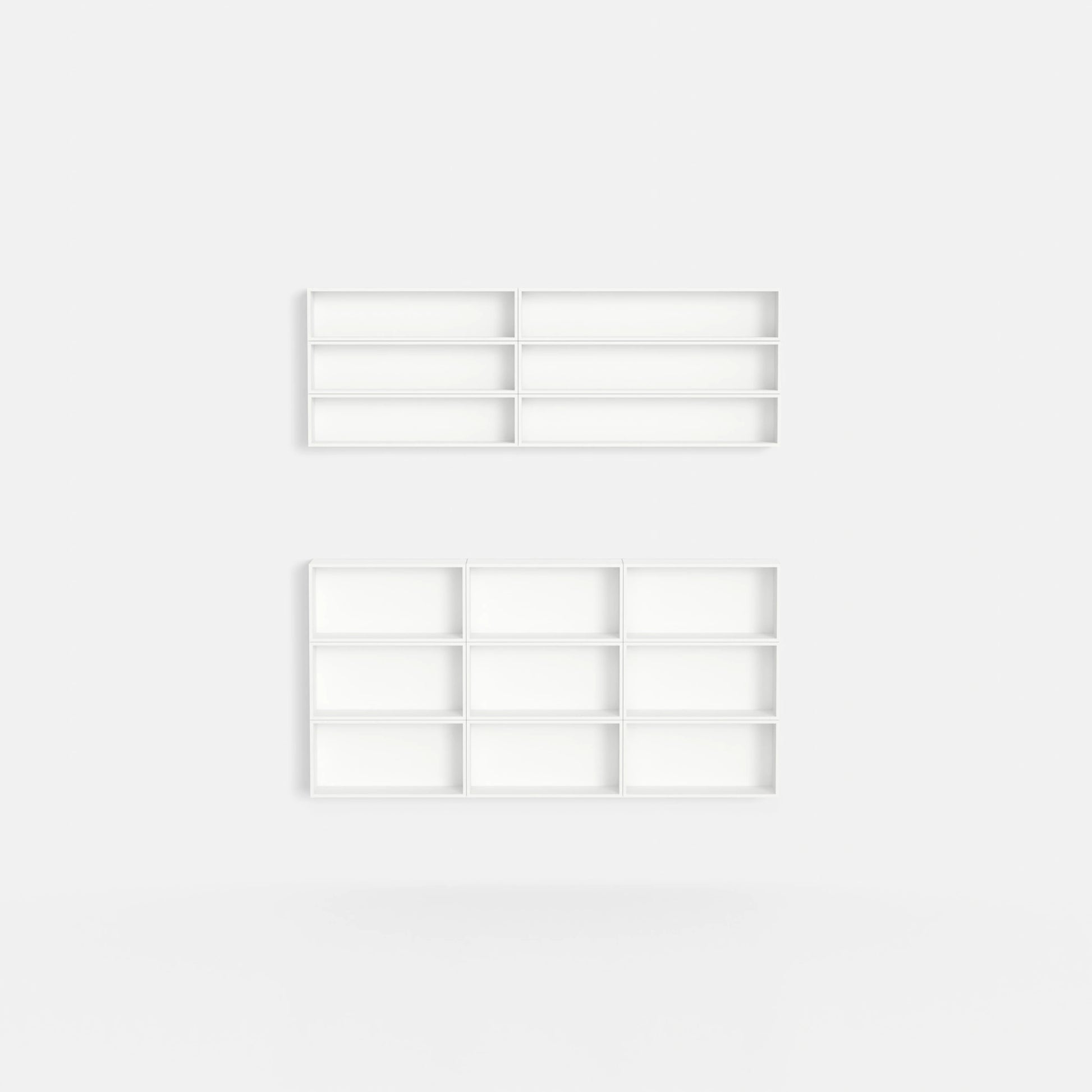 RK247 shelving system from the front