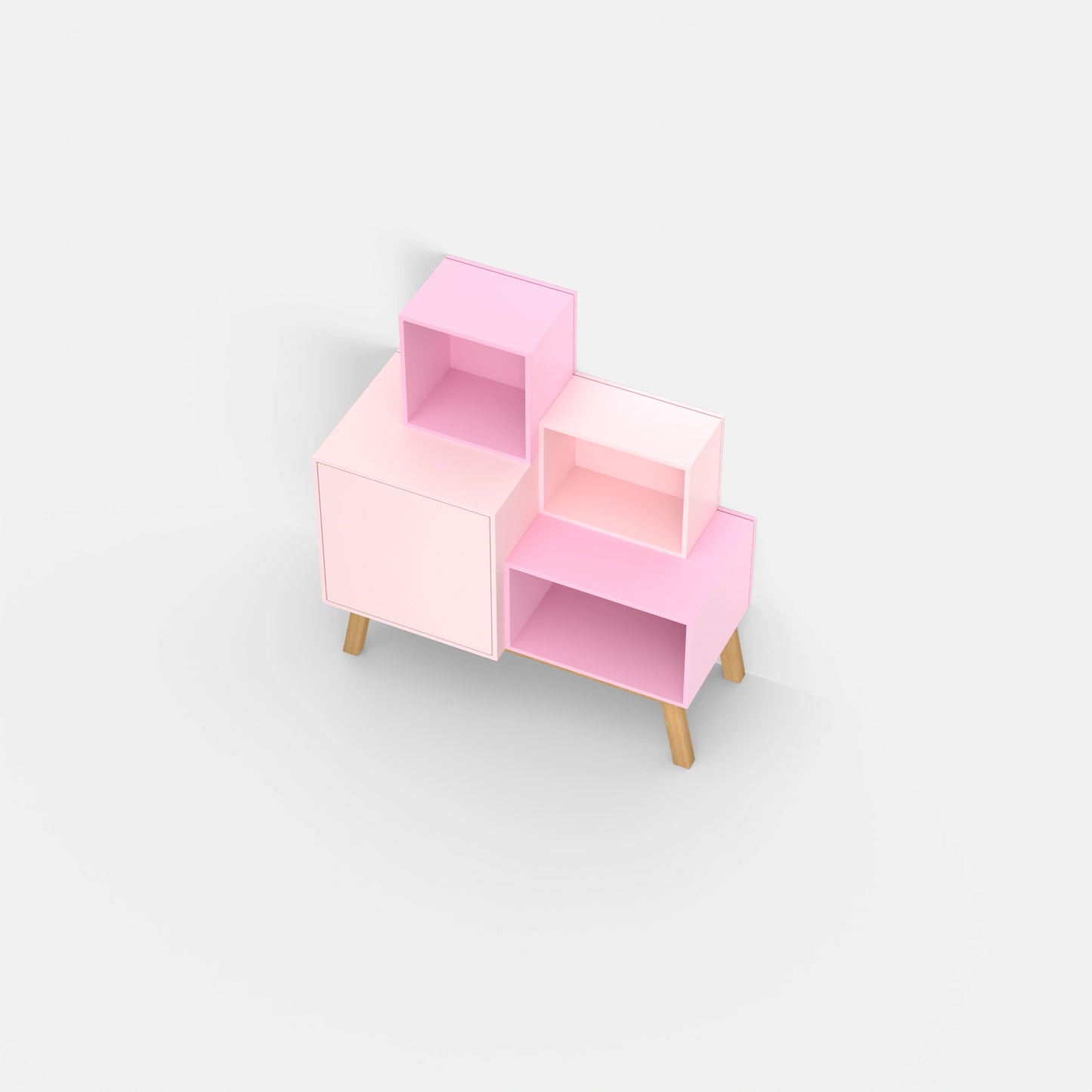 Shelving system SB016 from above