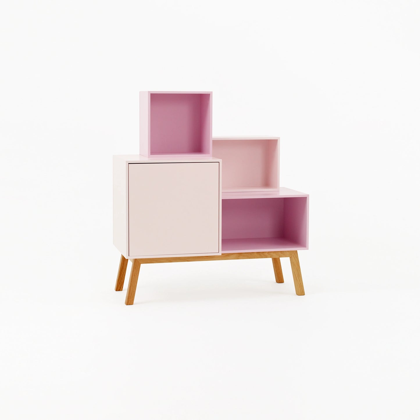 Shelving system SB016 from the left side