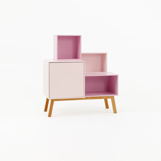 Shelving system SB016 from the left side