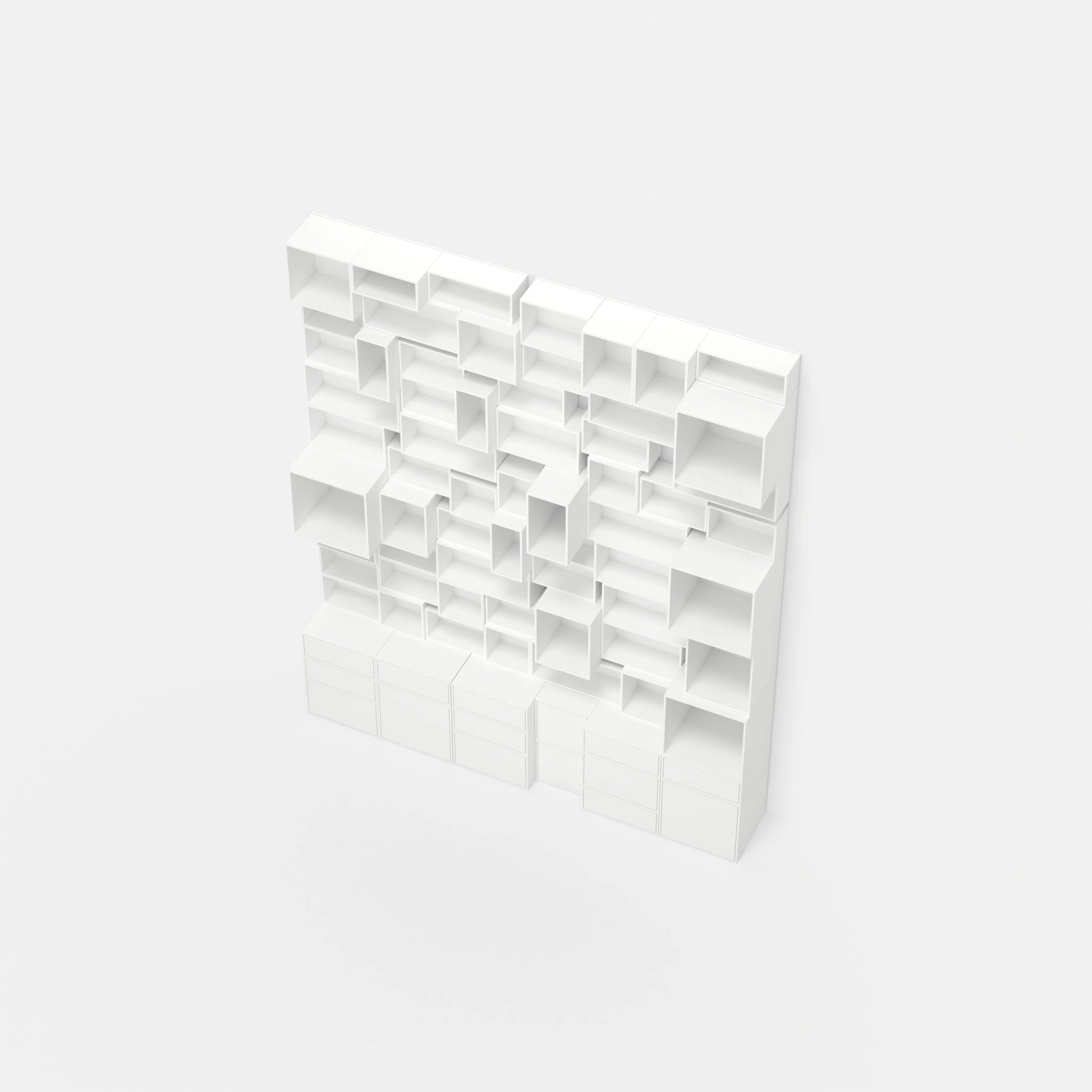 RK1136 shelving unit from above