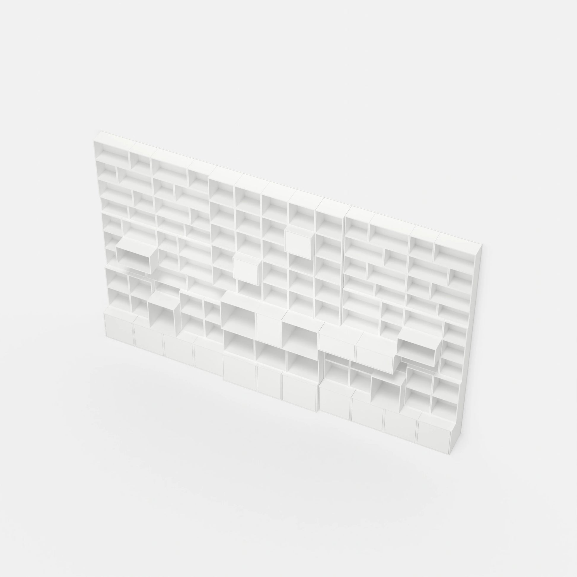 RK226 shelving wall from above