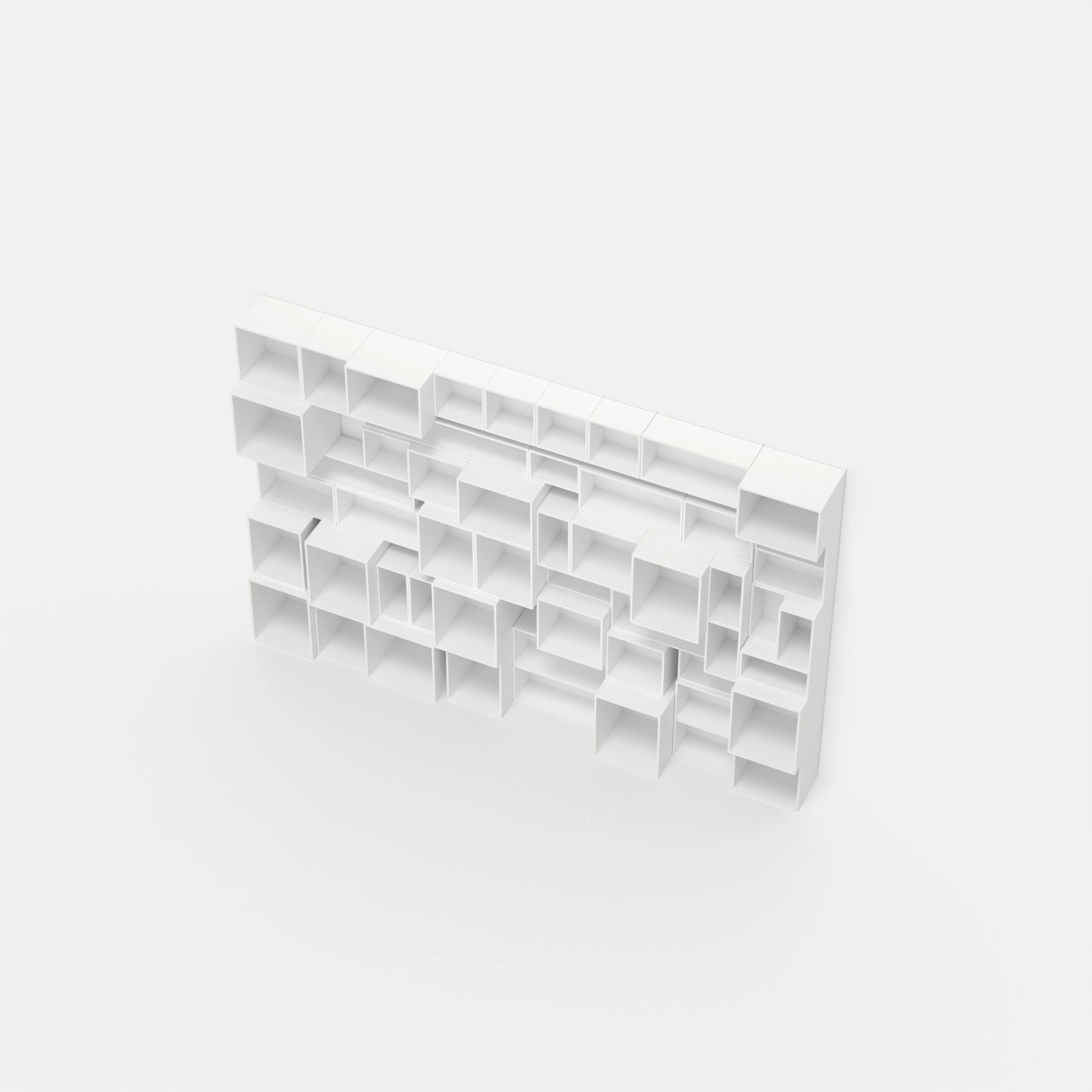RK238 shelving wall from above