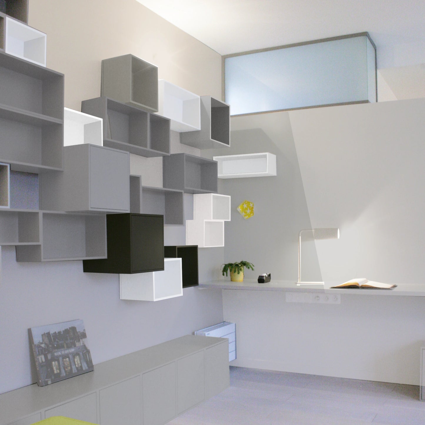 Shelf wall RK241 from the right side