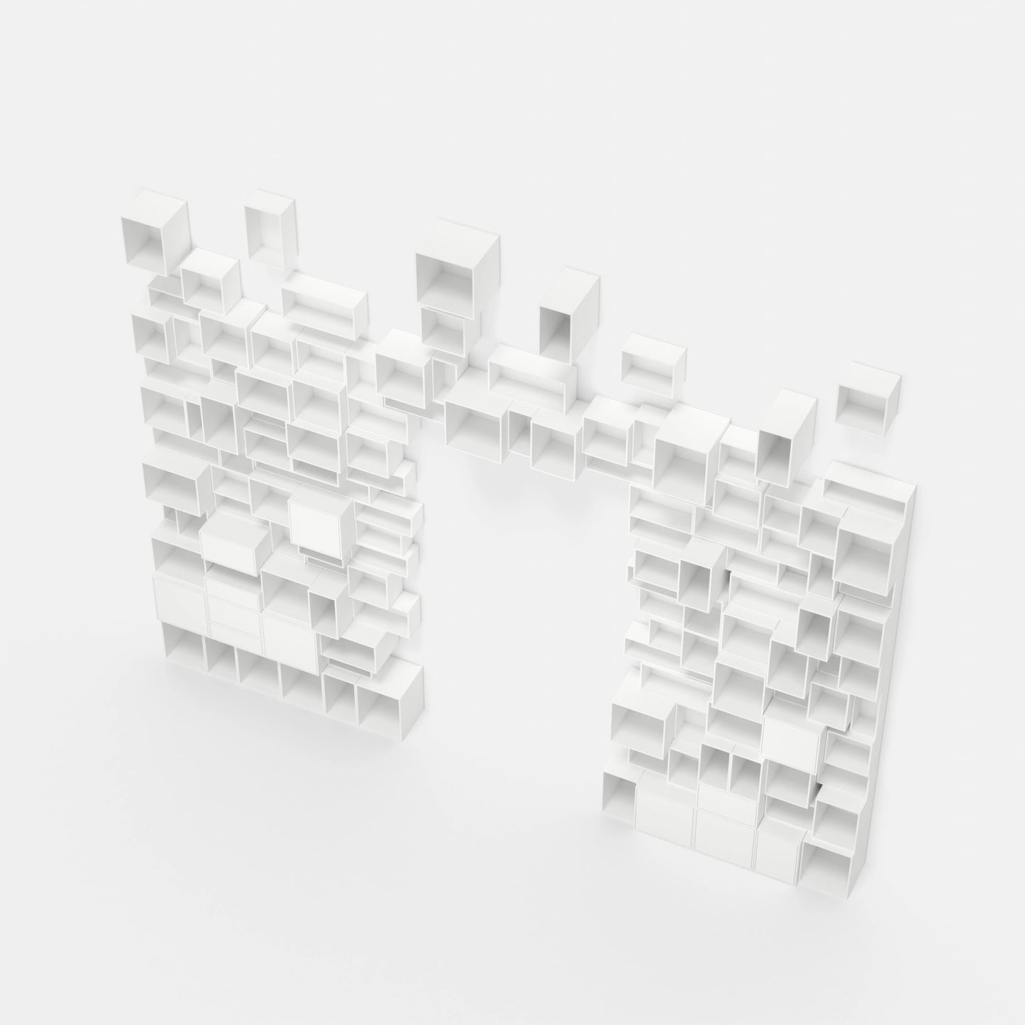 RK264 shelving unit from above