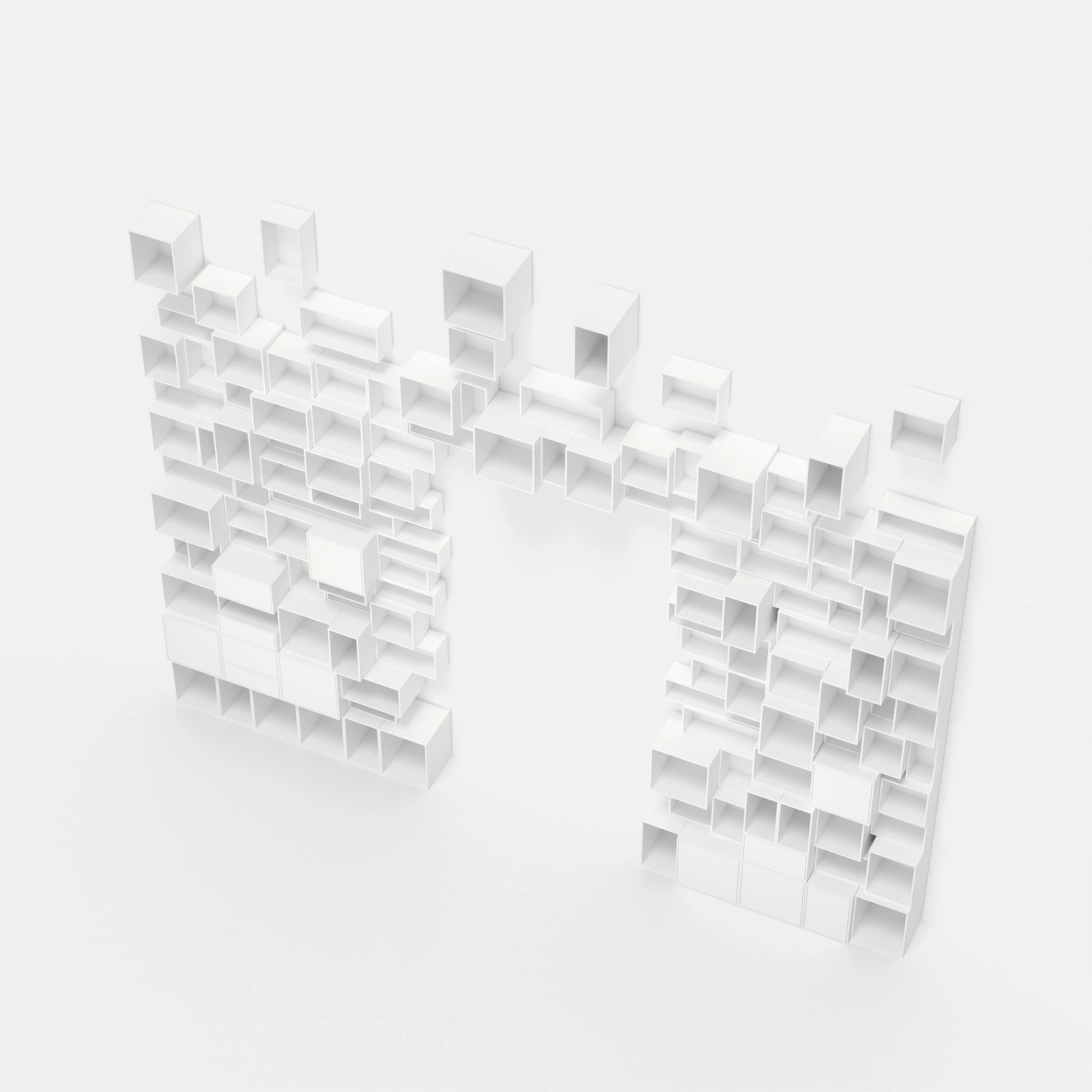 RK264 shelving unit from above