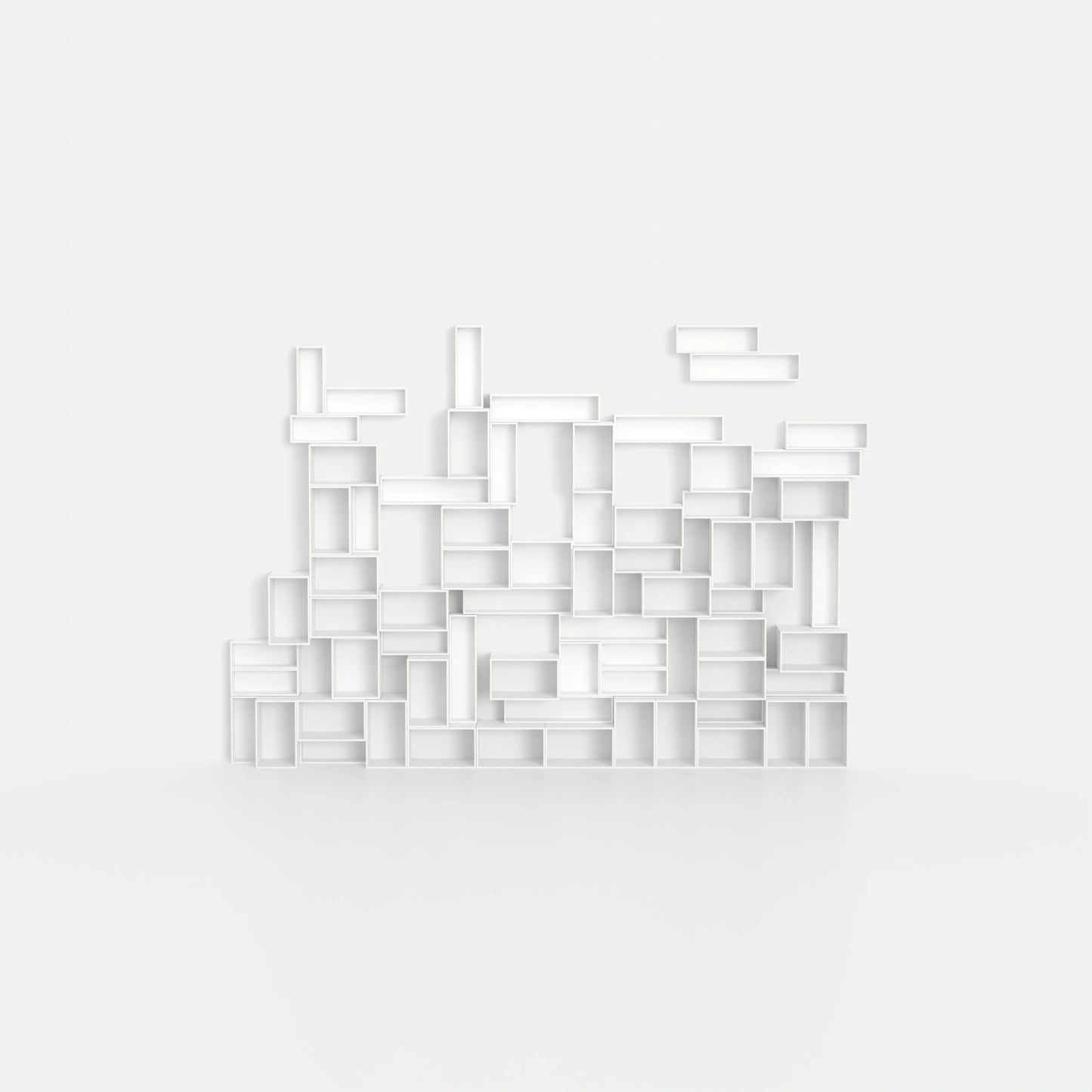 RK266 shelving wall from the front