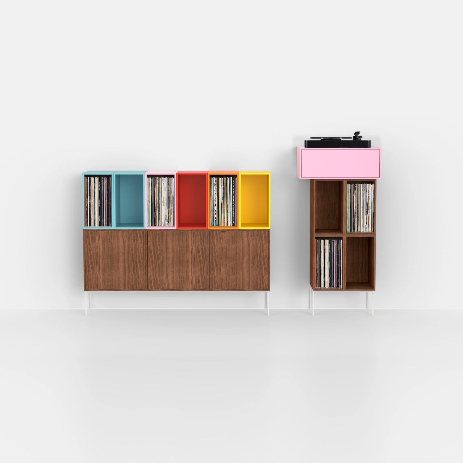 Record shelf RK1185 from the front