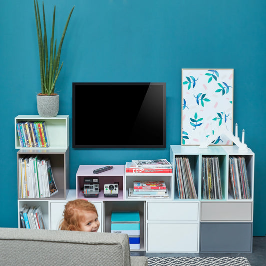 Record shelf RK205 from the front
