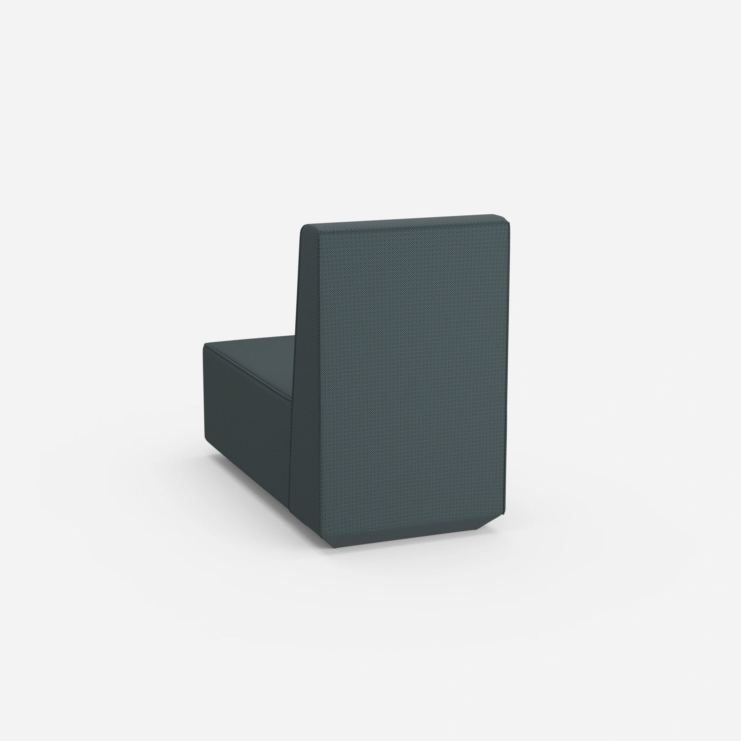 Narrow recamiere with high backrest from behind