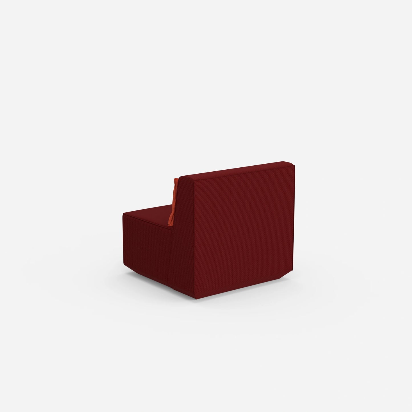 Narrow armchair 80 cm wide from behind