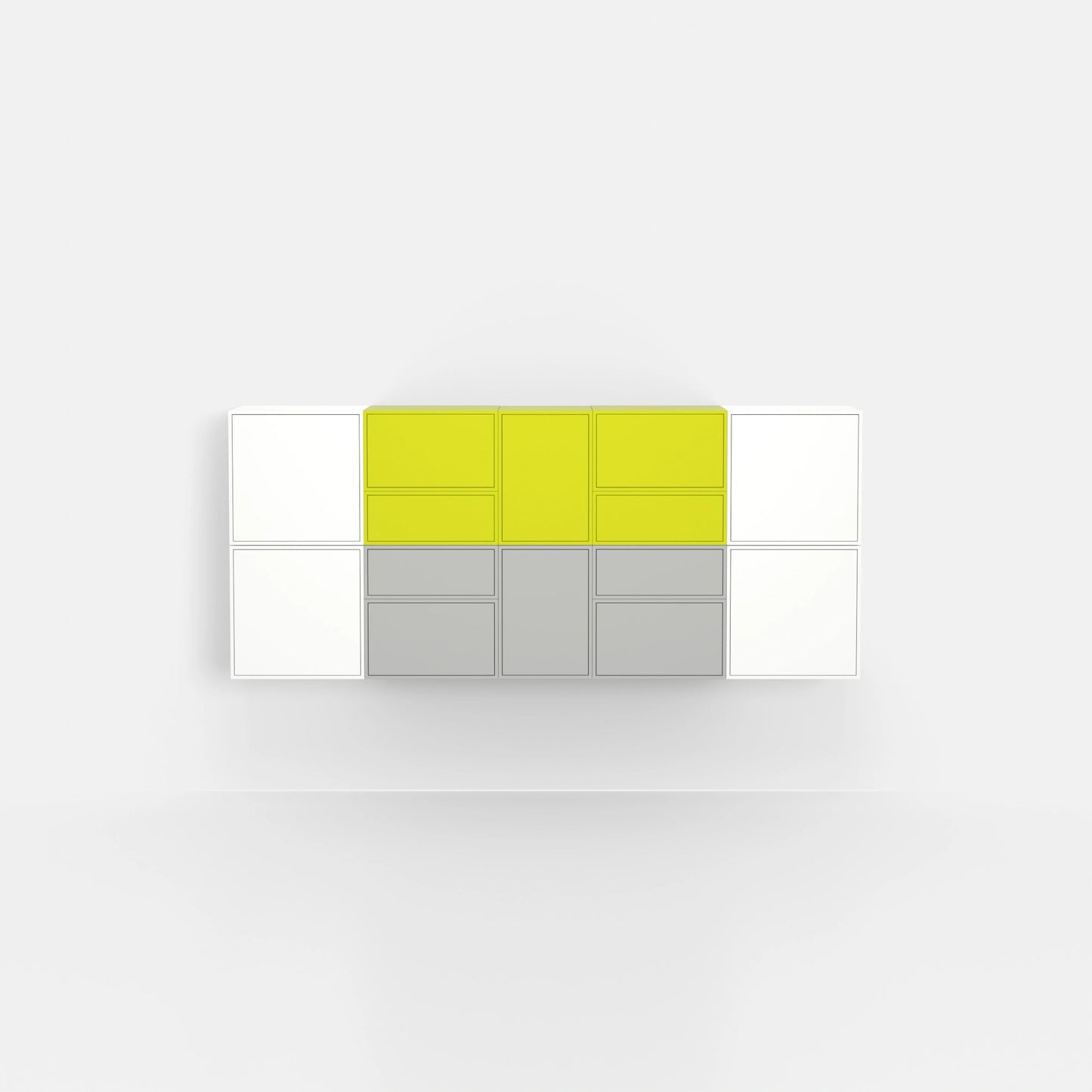 RK080 drawer unit from the front