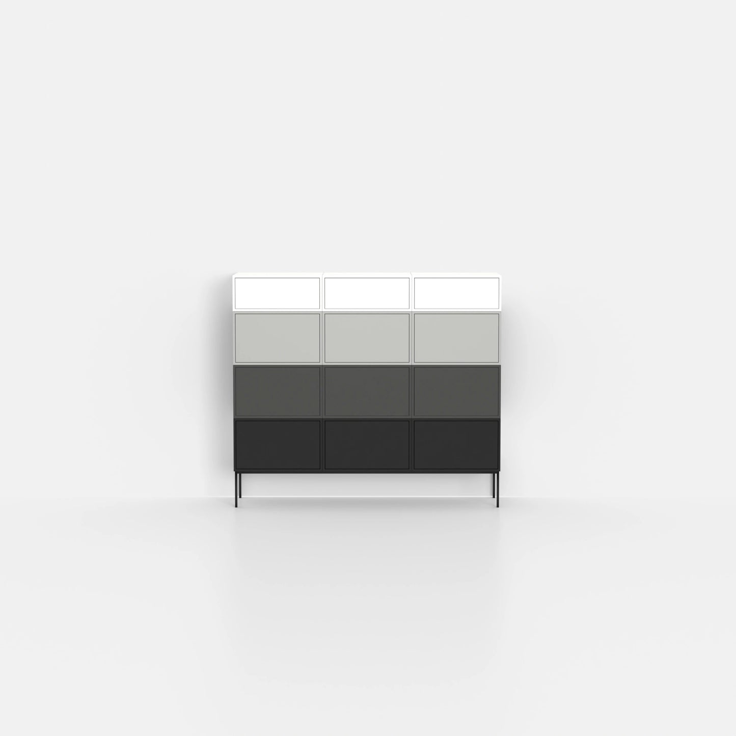 RK1005 drawer unit from the front