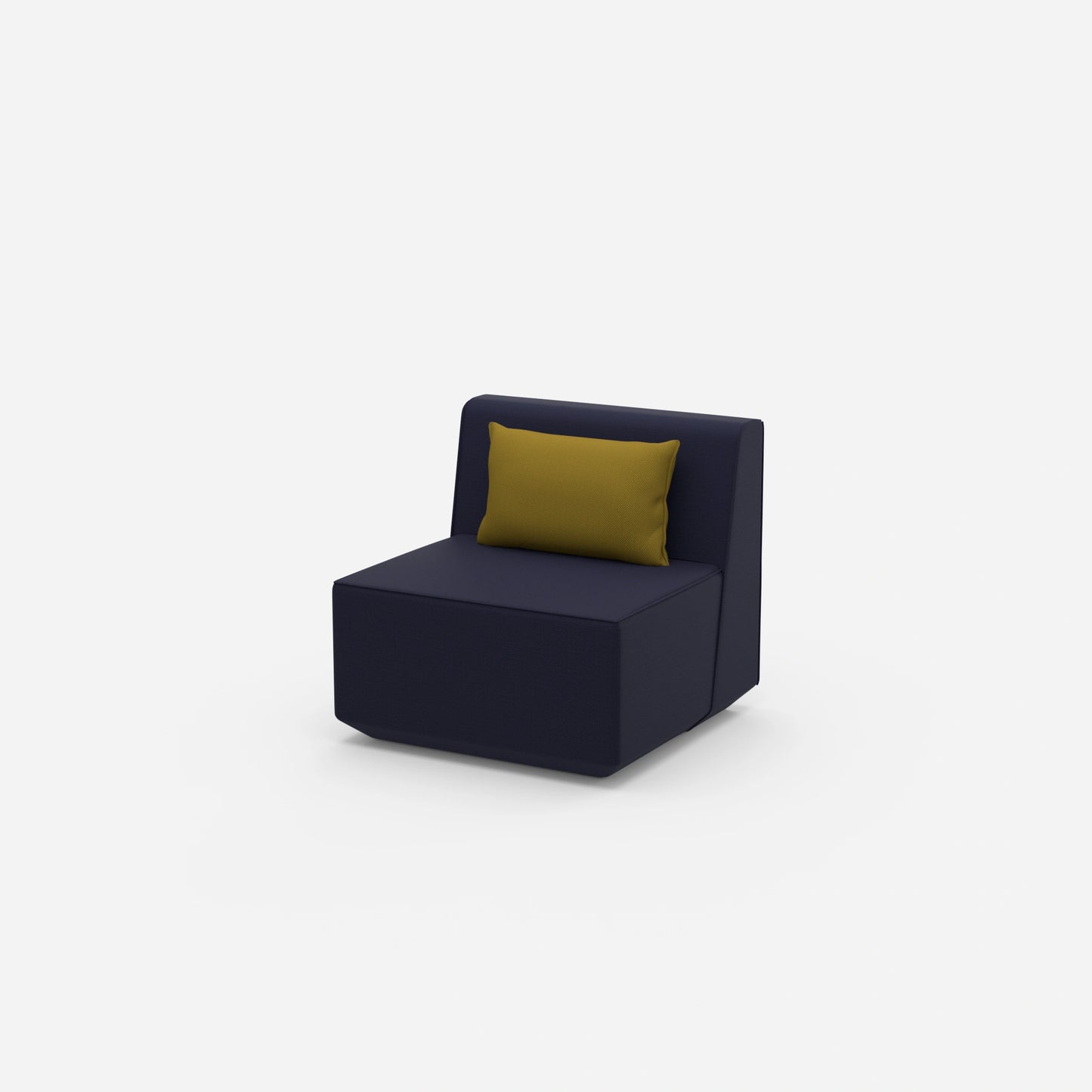 Armchair for small room from the side