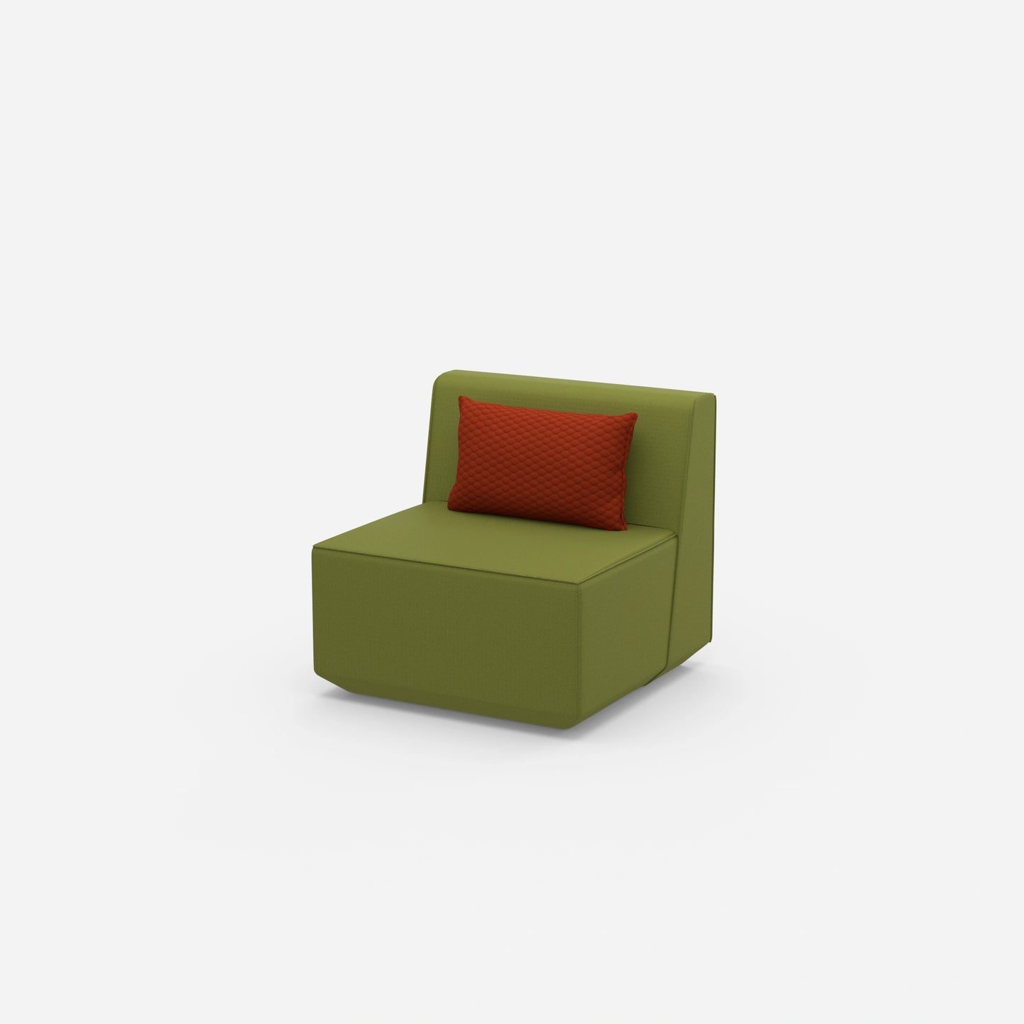 Armchair for small room from the side