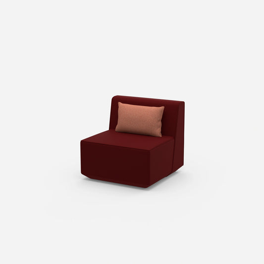 Armchair for small room from the side