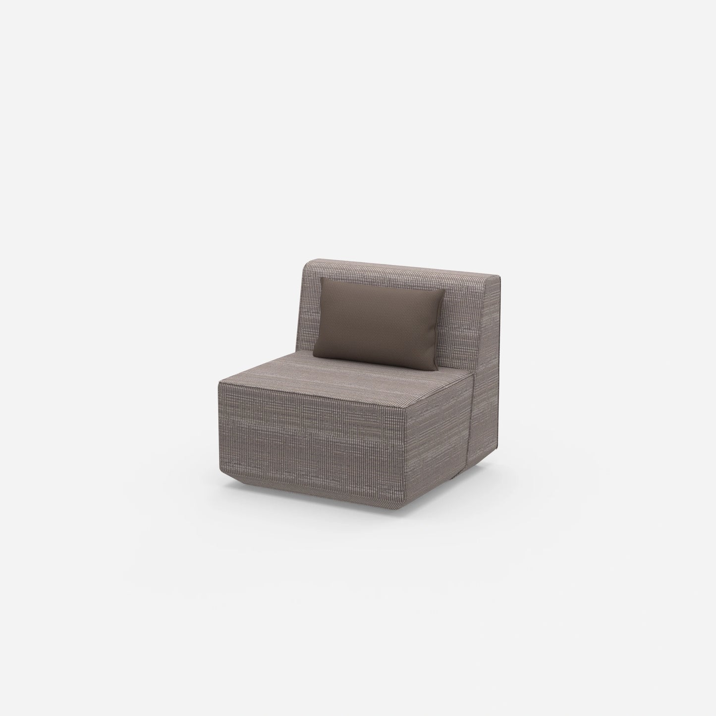 Armchair for small room from the side