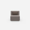 Armchair for small room from the front