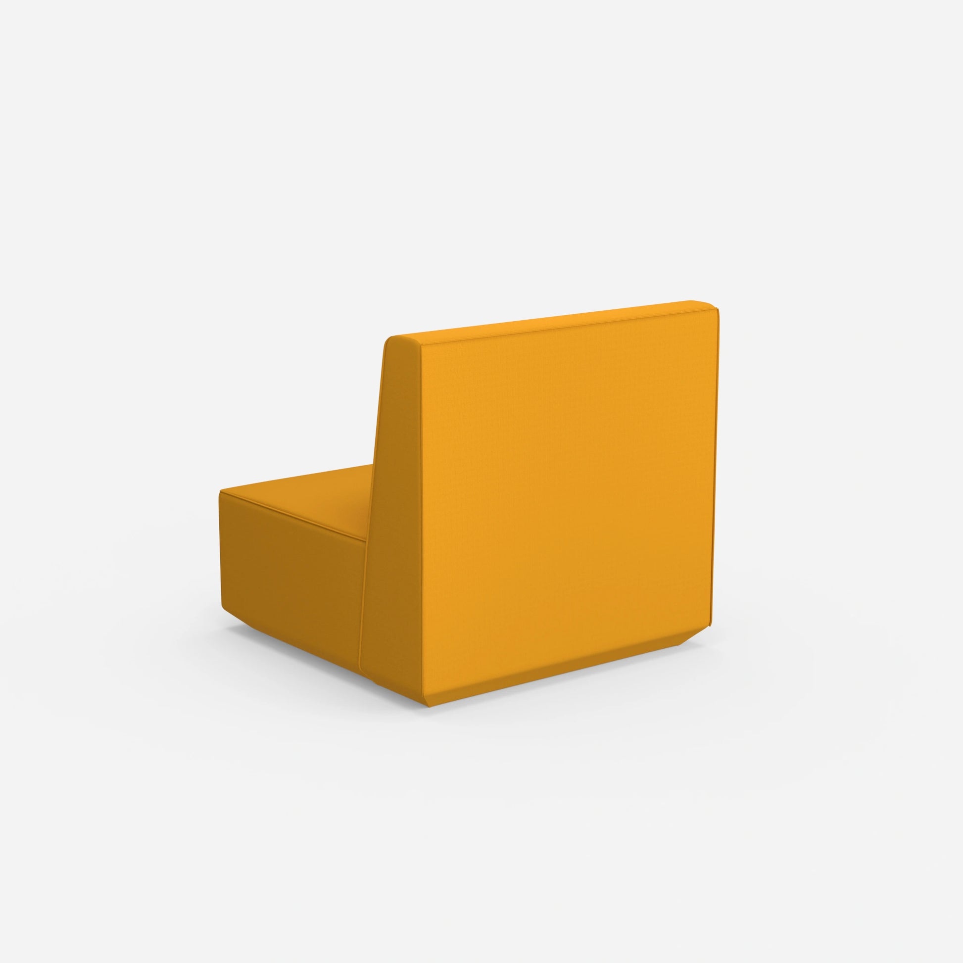 Armchair with high backrest from behind