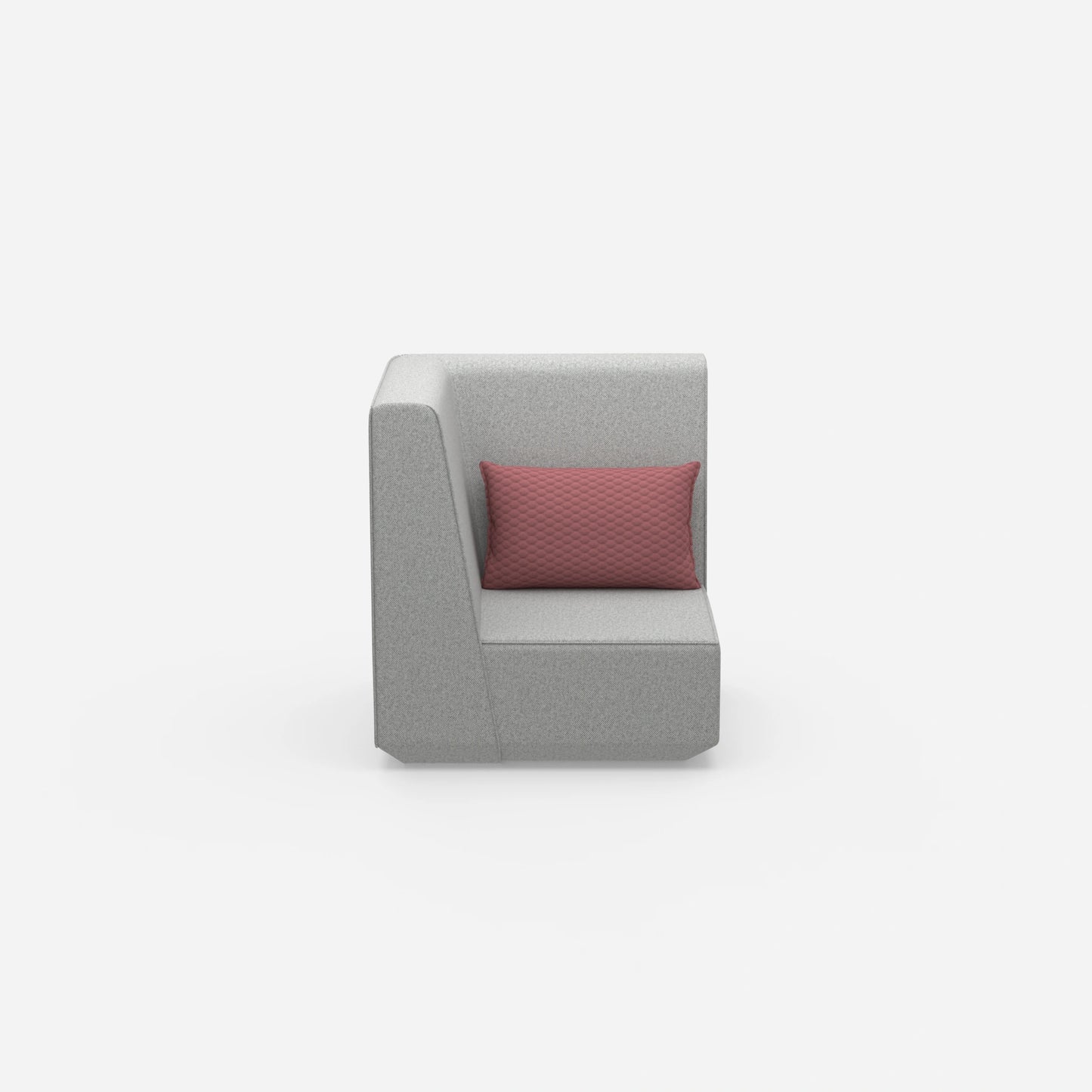 Low armchair from the front