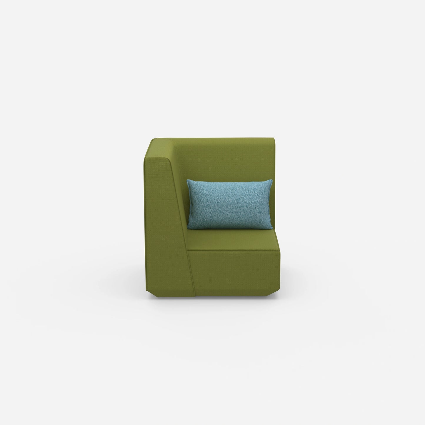 Low armchair from the front