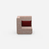 Low armchair from the front