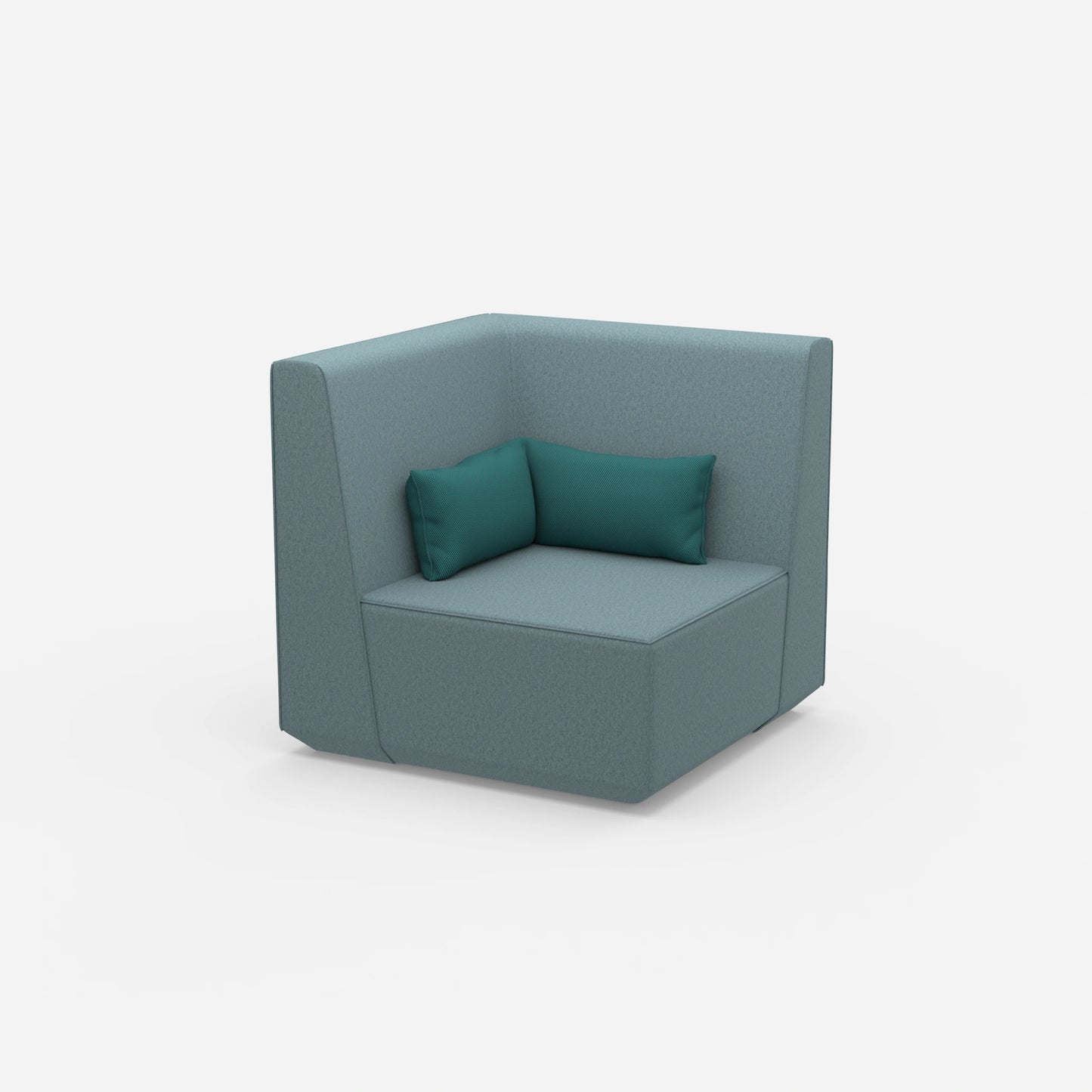 Petrol armchair from the side