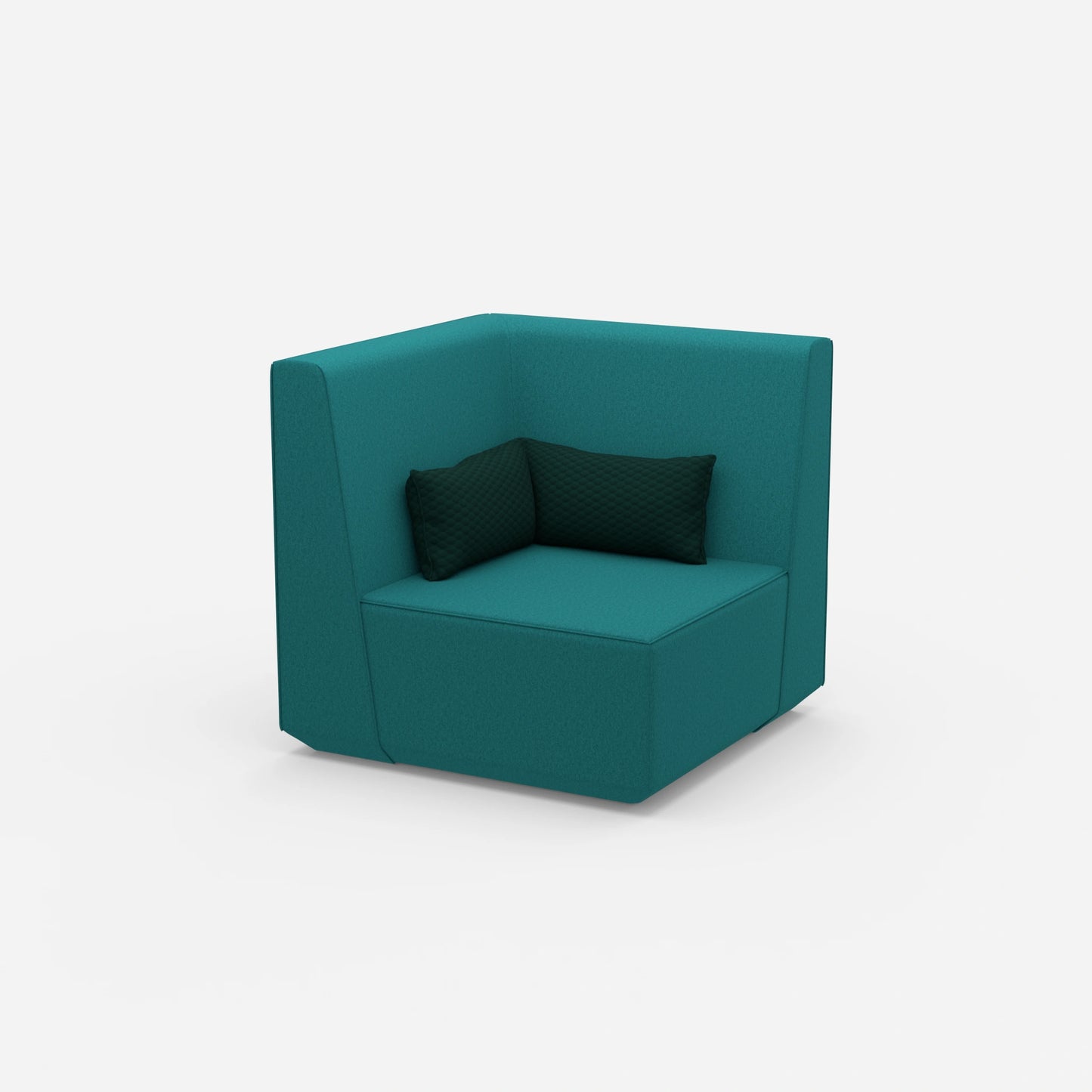 Petrol armchair from the side