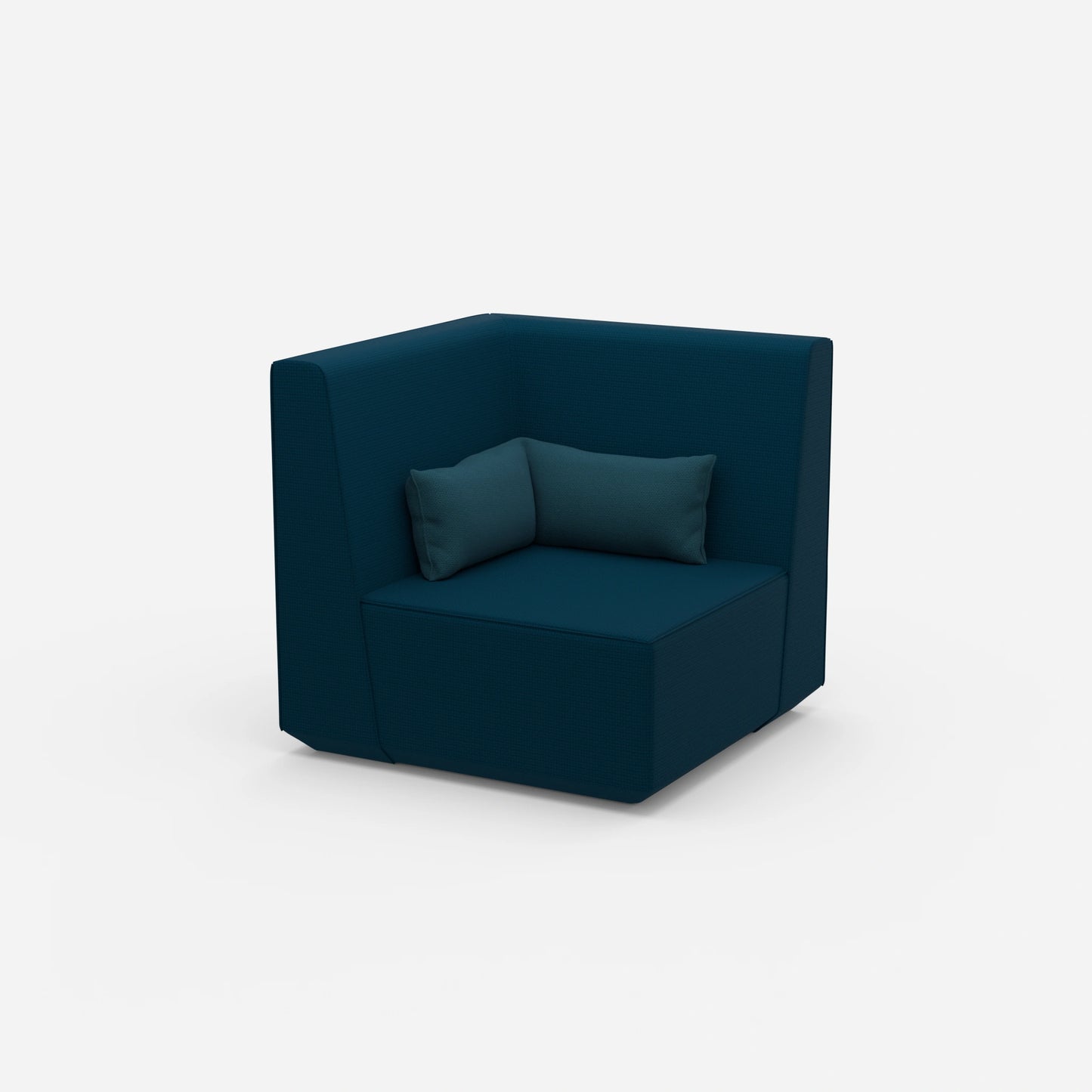 Petrol armchair from the side