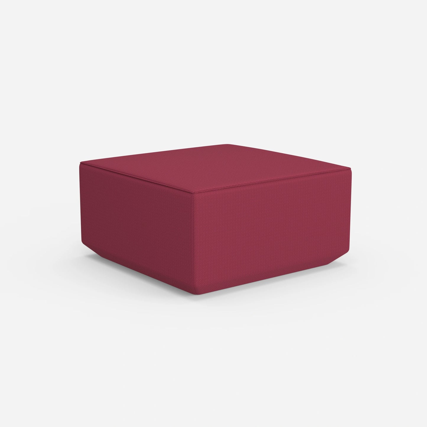 Seat pouf pink from behind