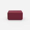 Seat pouf pink from the front