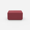Seat pouf pink from the front